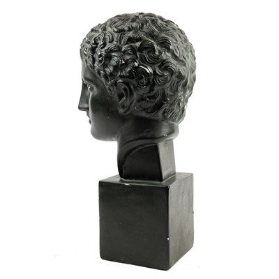 Lot 395 - A plaster bust after the antique