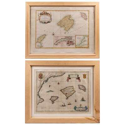 Lot 1203 - Two maps of the Meditteranean