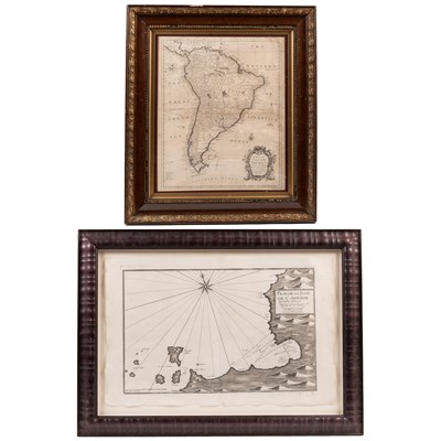 Lot 1198 - Two maps