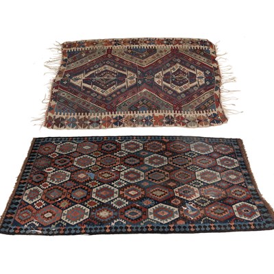 Lot 1268 - A pair of early to mid-20th century Anatolian Kelim rugs