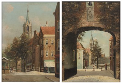 Lot 256 - George Jan Dispo (1922-1973) The Nieuwe Kerk,...