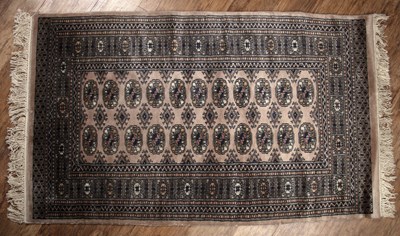 Lot 56A - Hand-knotted wool rug Pakistani, grey ground,...