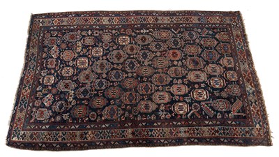 Lot 1315 - An early 20th-century woollen hand-woven Khamseh rug