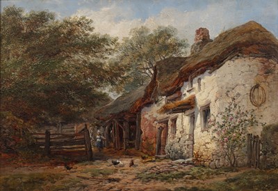 Lot 366 - William Pitt (act. 1851-1890) Farm at...