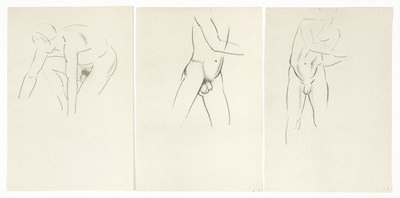 Lot 329 - Eric Gill (1882-1940) Three male nudes from...