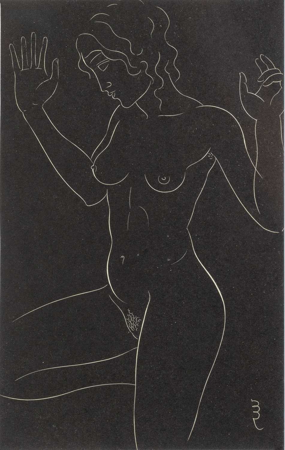 Lot 384 - Eric Gill (1882-1940) Two female nudes from...