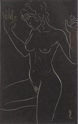 Lot 384 - Eric Gill (1882-1940) Two female nudes from...