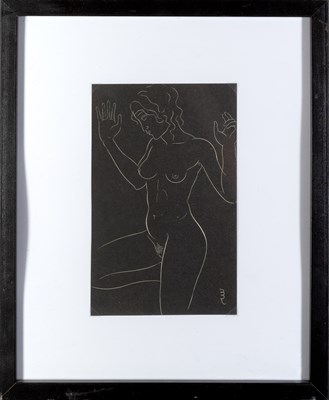 Lot 384 - Eric Gill (1882-1940) Two female nudes from...