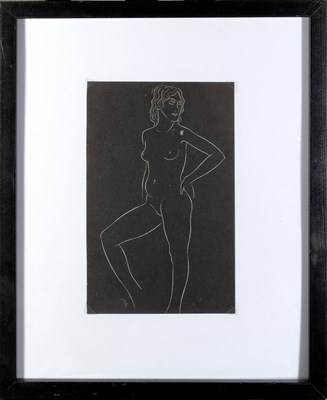 Lot 384 - Eric Gill (1882-1940) Two female nudes from...