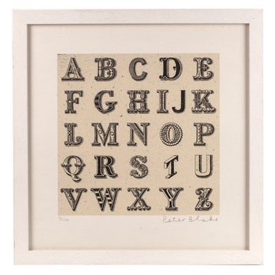 Lot 259 - Peter Blake (b.1932) Appropriated Alphabet I,...