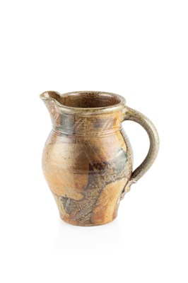 Lot 735 - Jane Hamlyn (b.1940) Jug with strap handle and...