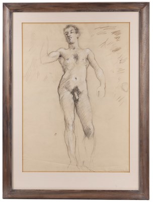 Lot 130 - Fairlee Harmar (1876-1945) Standing Male Nude...