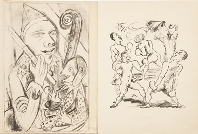 Lot 272 - Max Beckmann (1884-1950) Pierrot and Mask,...