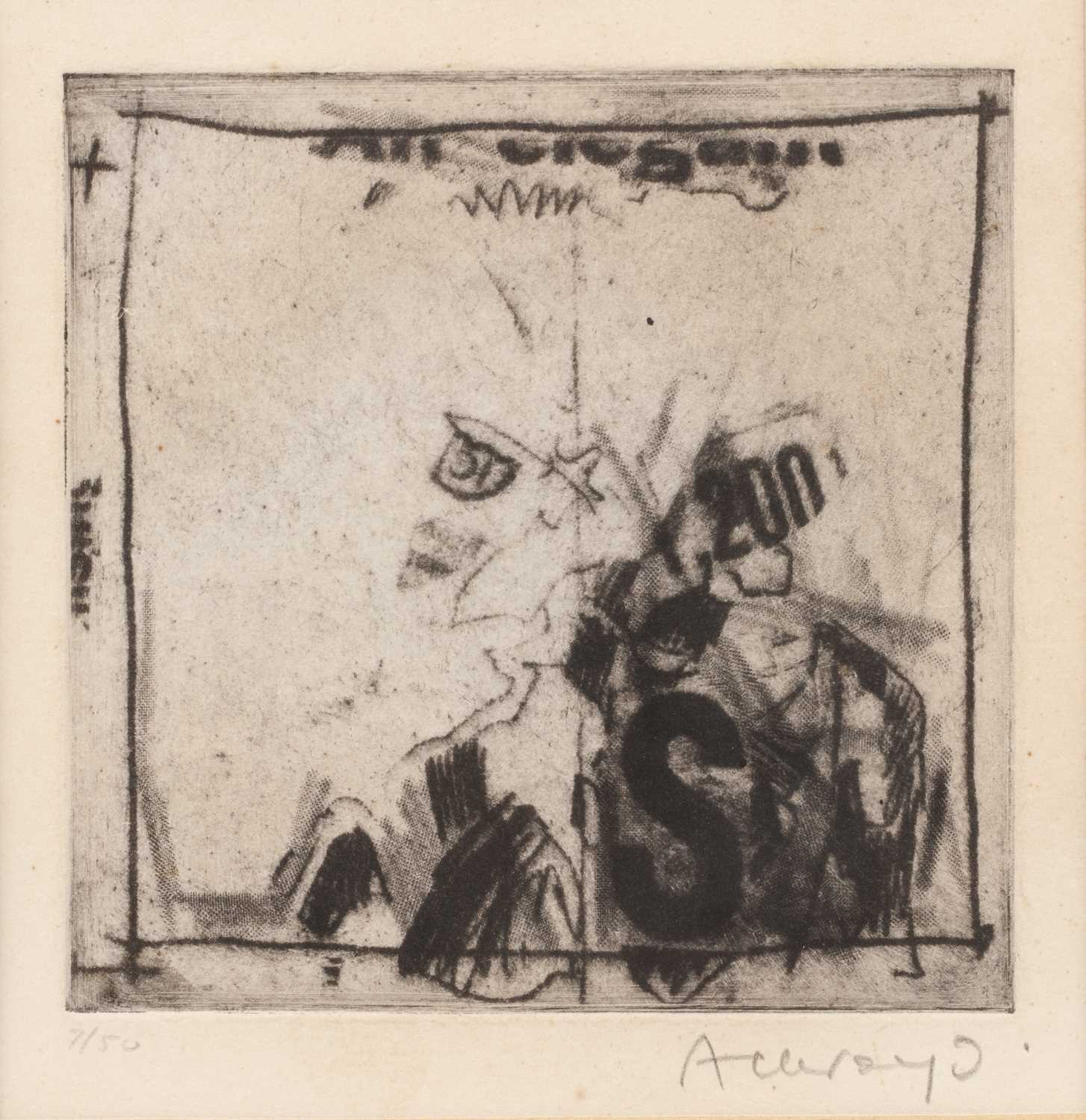 Lot 161 - Norman Ackroyd (b.1938) Square Composition,...