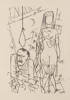 Lot 280 - George Grosz (1893-1959) Port d'eaux-mortes,...