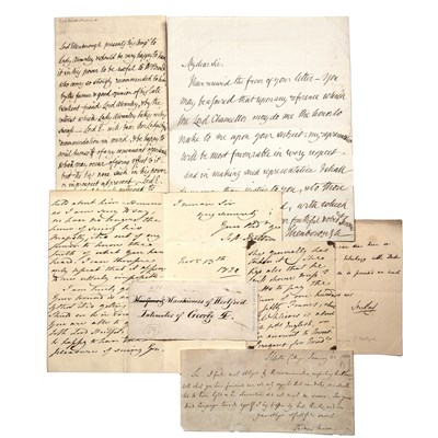 Lot 529 - Manuscript Correspondence:-...