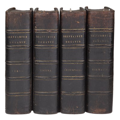 Lot 540 - Breviarium Romanum in four parts Verna,...