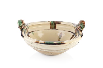 Lot 673 - Takeshi Yasuda (b.1943) Large bowl sancai...