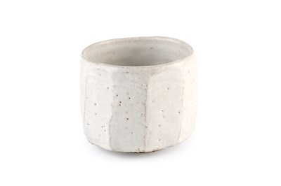 Lot 566 - Akiko Hirai (b.1970) Yunomi with cream glaze...