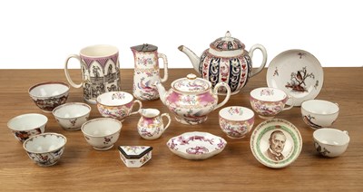 Lot 289 - Collection of ceramics to include: a Worcester...