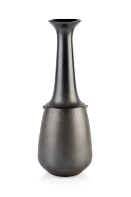 Lot 661 - Peter Lane (b.1932) Vase, tapering form...