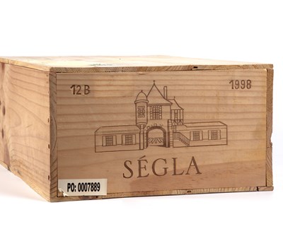 Lot 323 - An unopened case of 12 Segla, Margaux, France,...