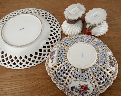 Lot 288 - Group of KPM Berlin porcelain comprising a...