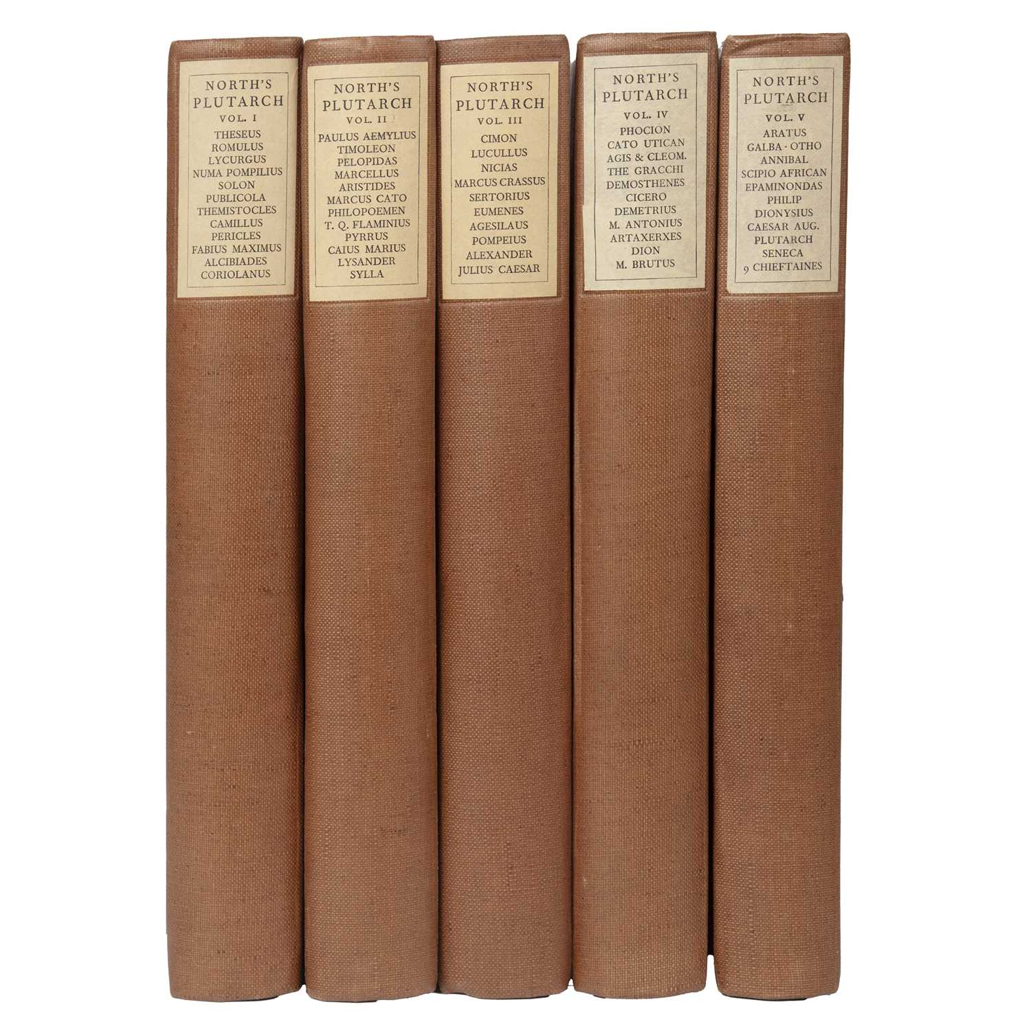 Lot 503 - Nonesuch Press - Plutarch 'The Lives of the...