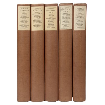 Lot 503 - Nonesuch Press - Plutarch 'The Lives of the...