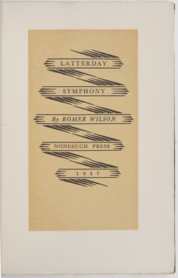 Lot 506 - Nonesuch Press - Thompson (James) 'The Seasons'...