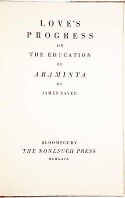 Lot 506 - Nonesuch Press - Thompson (James) 'The Seasons'...