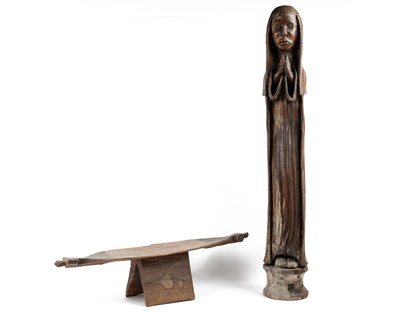 Lot 348 - Two African carvings