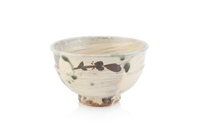 Lot 530 - Jim Malone (b.1946) Footed bowl with brushwork...