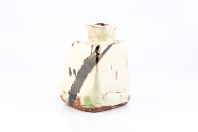 Lot 529 - Dylan Bowen (b.1967) Square bottle slipware...