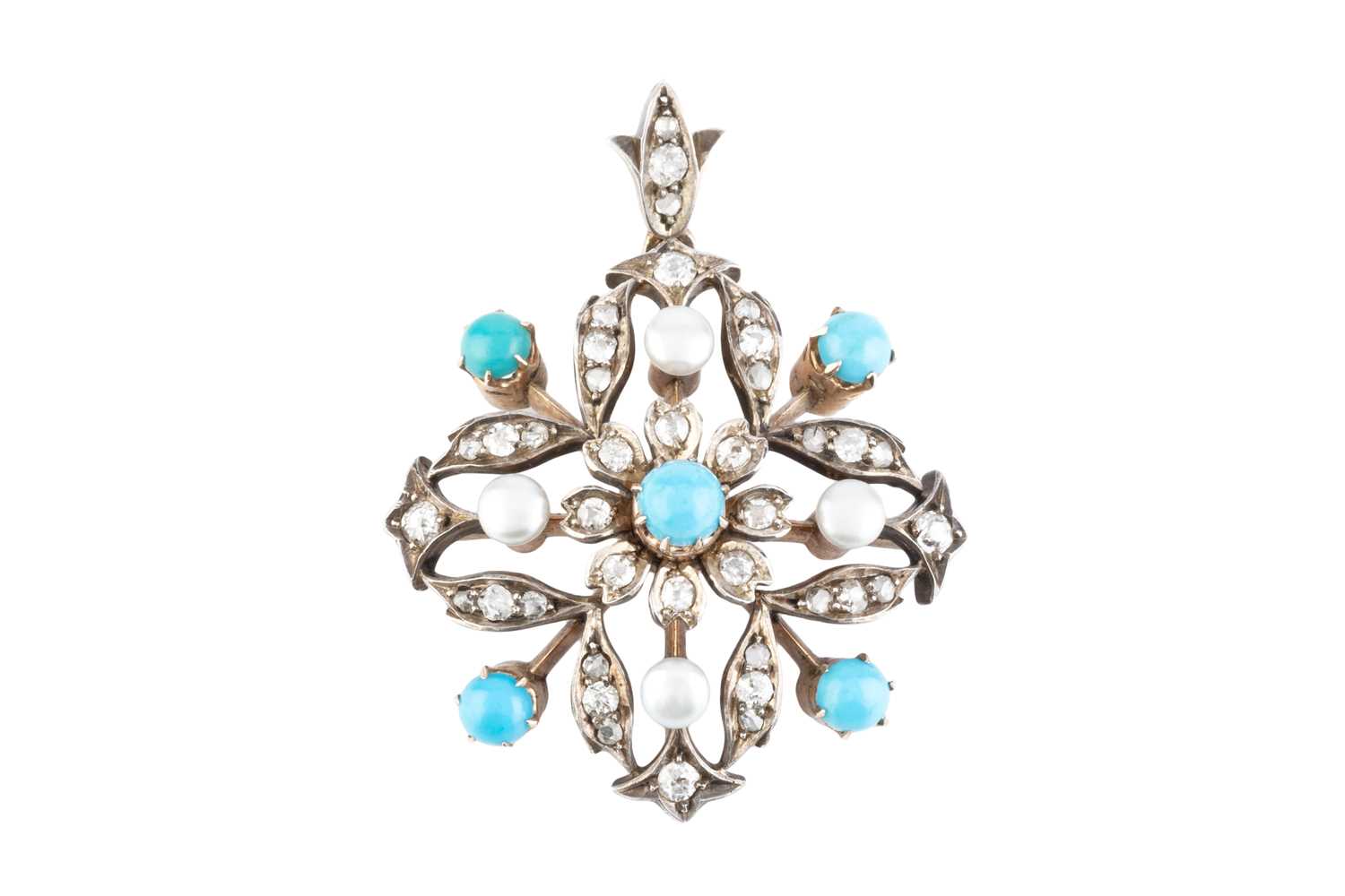 Lot 280 - A late 19th/early 20th century vari gem-set...