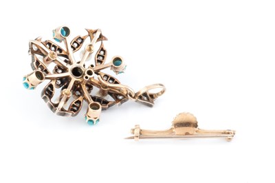 Lot 280 - A late 19th/early 20th century vari gem-set...