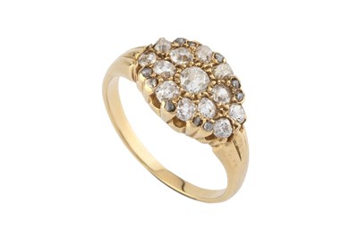 Lot 57 - A diamond dress ring, designed as a...