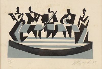 Lot 187 - Peter Shread (Contemporary) 'Orchestra',...