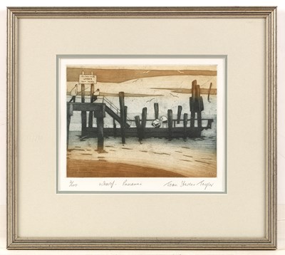 Lot 191 - Joan Stevens Taylor (Contemporary) 'Wharf...