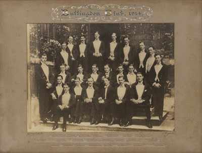 Lot 161 - Bullingdon Club members photograph  Oxford,...