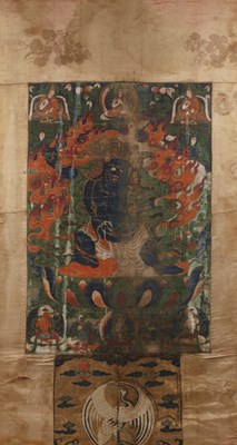 Lot 330 - Thangka of Vajrapani Tibet, 19th Century...