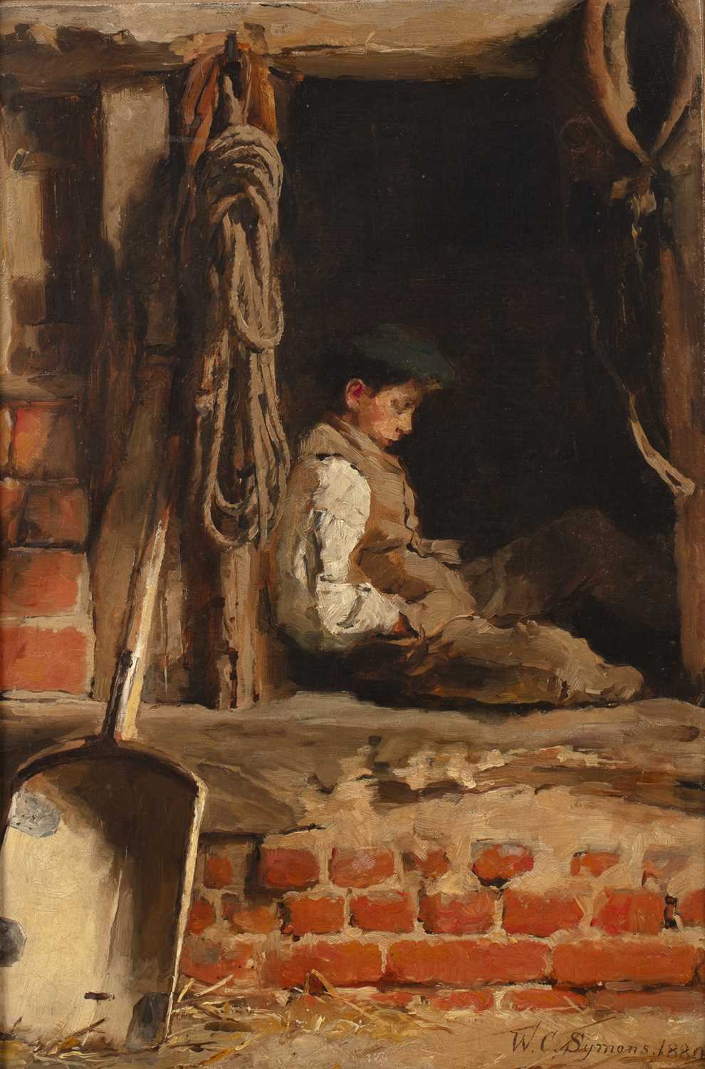 Lot 240 - William Christian Symons (1845-1911) A hard...