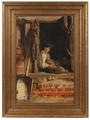 Lot 240 - William Christian Symons (1845-1911) A hard...