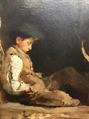Lot 240 - William Christian Symons (1845-1911) A hard...