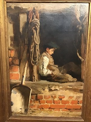 Lot 240 - William Christian Symons (1845-1911) A hard...