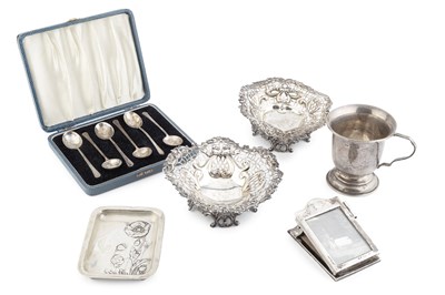 Lot 794 - Two late Victorian silver pierce-decorated...