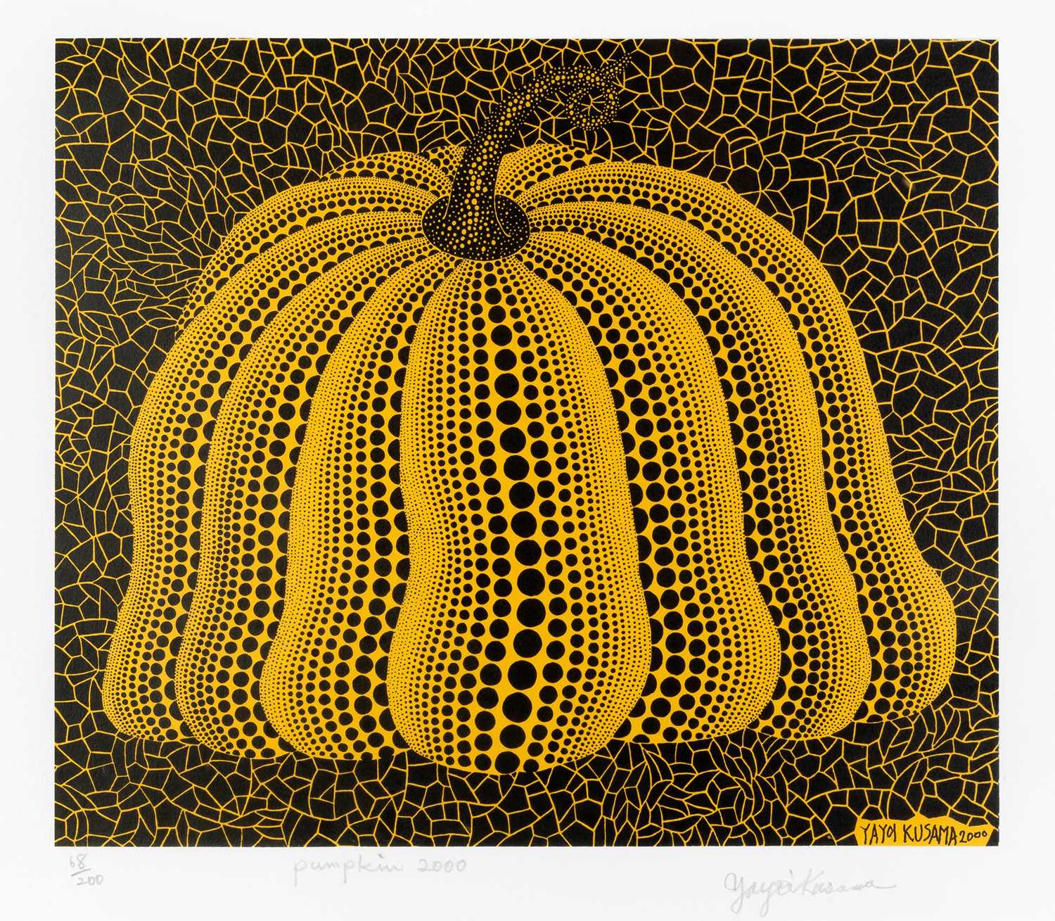 Lot 353 - Yayoi Kusama (b.1929) Pumpkin 2000 (Yellow),...