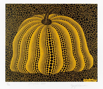 Lot Yayoi Kusama (b.1929) Pumpkin 2000 (Yellow),...