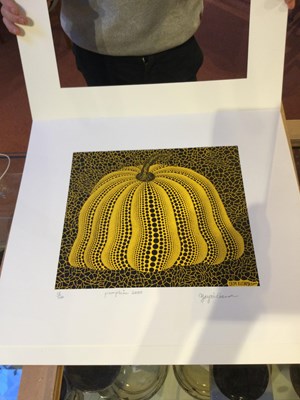 Lot 353 - Yayoi Kusama (b.1929) Pumpkin 2000 (Yellow),...