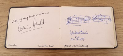 Lot 337 - Small autograph album circa 1940, including...